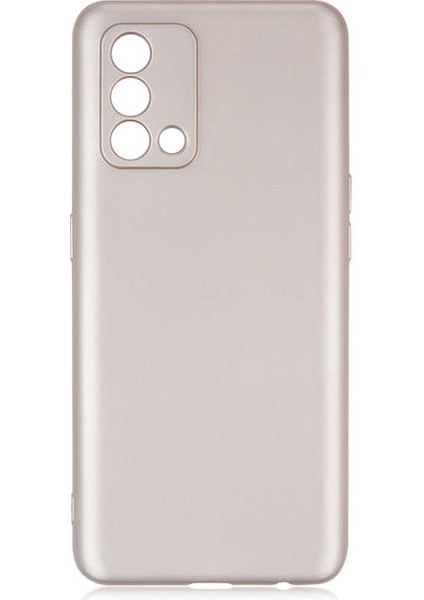 - Oppo A74 4G - Kılıf Mat Soft Premier Silikon Kapak - Gold