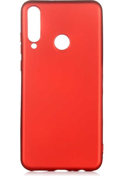 - Huawei Y6P - Kılıf Mat Soft Premier Silikon Kapak - Kırmızı - T13786