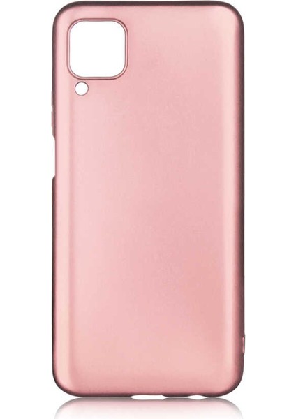 - Huawei P40 Lite - Kılıf Mat Soft Premier Silikon Kapak - Rose Gold - T12595