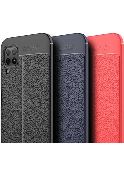 - Huawei P40 Lite - Kılıf Auto Focus Karbon Niss Silikon Kapak - Lacivert - T13709 modelleri