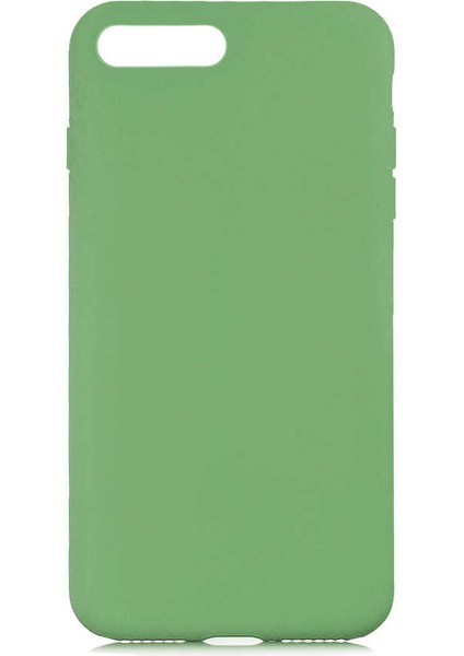 - Apple iPhone 7 Plus - Kılıf İçi Kadife Koruucu Lansman Lsr Kapak - Açık Yeşil - T14512