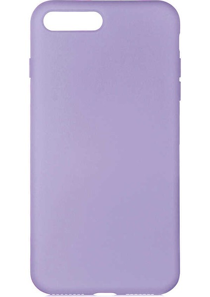 - Apple iPhone 7 Plus - Kılıf İçi Kadife Koruucu Lansman Lsr Kapak - Açık Mor - T14512