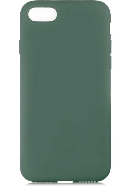 - Apple iPhone 7 - Kılıf İçi Kadife Koruucu Lansman Lsr Kapak - Koyu Yeşil - T14509