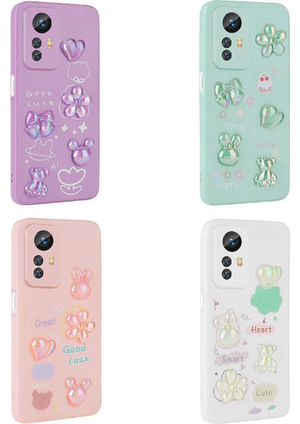 - Xiaomi Redmi Note 12S - Kılıf Kabartma Figürlü Parlak Toys Silikon Kapak - Beyaz - T30175 fiyatları