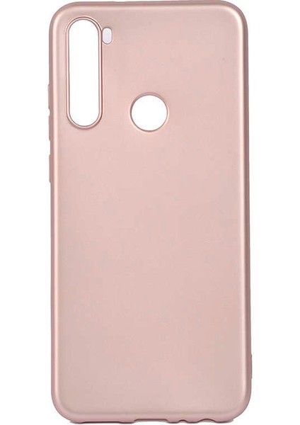 - Xiaomi Redmi Note 8T - Kılıf Mat Soft Premier Silikon Kapak - Rose Gold - T11011