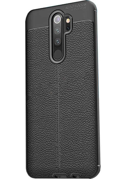 - Xiaomi Redmi Note 8 Pro - Kılıf Auto Focus Karbon Niss Silikon Kapak - Siyah