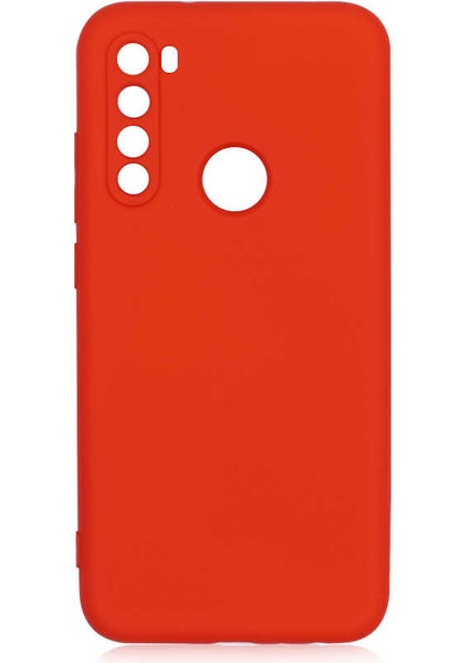 - Xiaomi Redmi Note 8 - Kılıf İçi Kadife Koruyucu Mara Lansman Kapak - Kırmızı - T17689