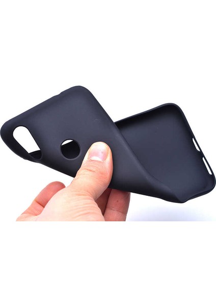- Xiaomi Redmi Note 7 - Kılıf Mat Soft Premier Silikon Kapak - Saks Mavi