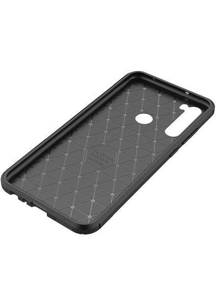 - Xiaomi Redmi Note 8 - Kılıf Auto Focus Karbon Negro Silikon Kapak - Lacivert