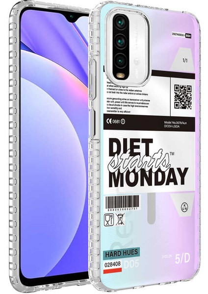 - Xiaomi Redmi Note 10 - Kılıf Airbag Kenarlı Renkli Desenli Silikon Elegans Kapak - NO2 - T24971