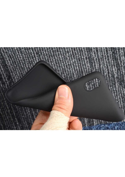 - Xiaomi Redmi 7A - Kılıf Mat Soft Premier Silikon Kapak - Siyah - T9658 modelleri