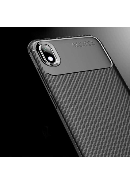 - Xiaomi Redmi 7A - Kılıf Auto Focus Karbon Negro Silikon Kapak - Siyah - T9321 indirimleri