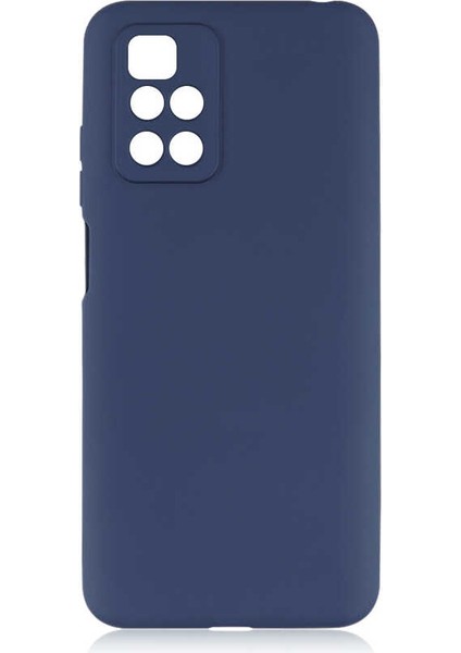 - Xiaomi Redmi 10 - Kılıf Mat Soft Premier Silikon Kapak - Lacivert - T19086