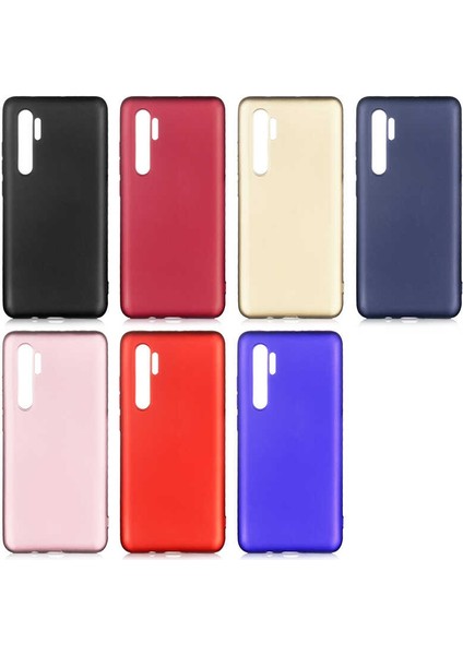 - Xiaomi Mi Note 10 Lite - Kılıf Mat Soft Premier Silikon Kapak - Mürdüm