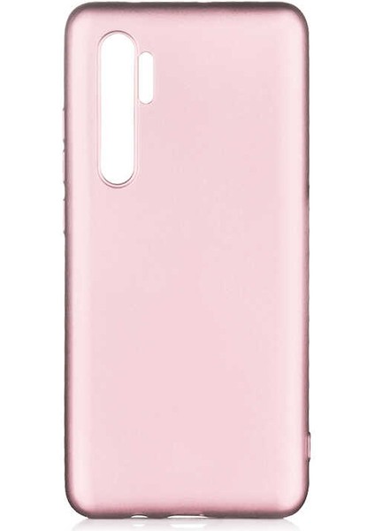- Xiaomi Mi Note 10 Lite - Kılıf Mat Soft Premier Silikon Kapak - Rose Gold - T13719