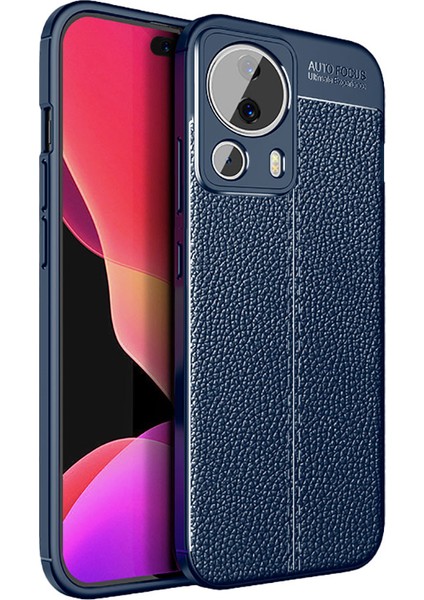 - Xiaomi Mi 13 Lite - Kılıf Auto Focus Karbon Niss Silikon Kapak - Siyah