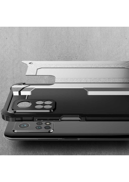 - Xiaomi Mi 10T 5G - Kılıf Çift Katman Zırh Tank Crash Military Kapak - Mavi - T15690 indirimleri