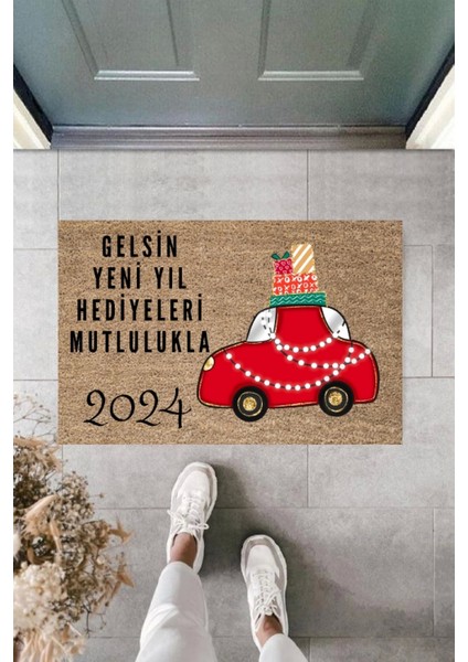 Kapı Önü Paspası Yeni Yıl Konsepti Dijital Baskı PY-175111135