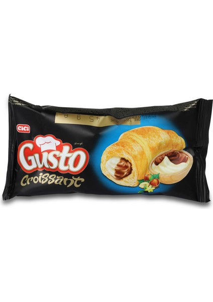 Gusto Kruvasan Çikolata Vanilyalı 45 gr. 6 Adet (1 Kutu)