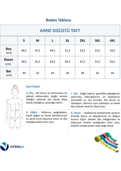 Bamboo Anne Diz Üstü Tayt