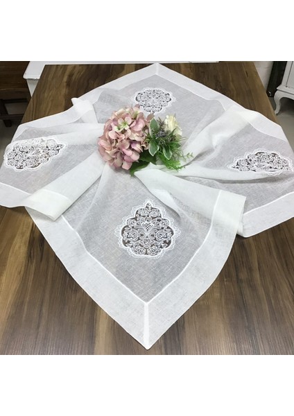 Oya Home Sultan Dantelli Oda Takımı - 5 Parça