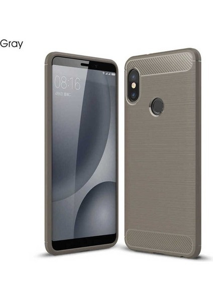 Xiaomi Redmi Note 5 Pro Uyumlu Kılıf Room Silikon Kapak, Gri