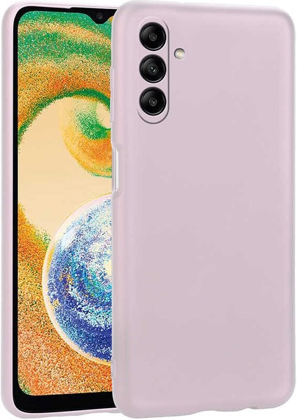 - Samsung Galaxy A04S - Kılıf Mat Soft Premier Silikon Kapak - Rose Gold - T24380