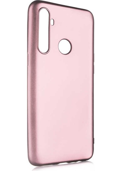 - Realme 6İ - Kılıf Mat Soft Premier Silikon Kapak - Rose Gold - T13068