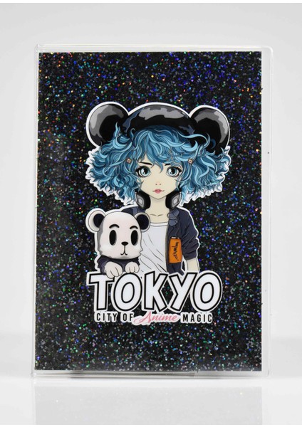 Tokyo Siyah Simli Defter