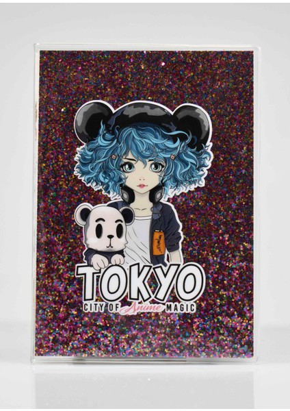 Tokyo Koyu Pembe Simli Defter