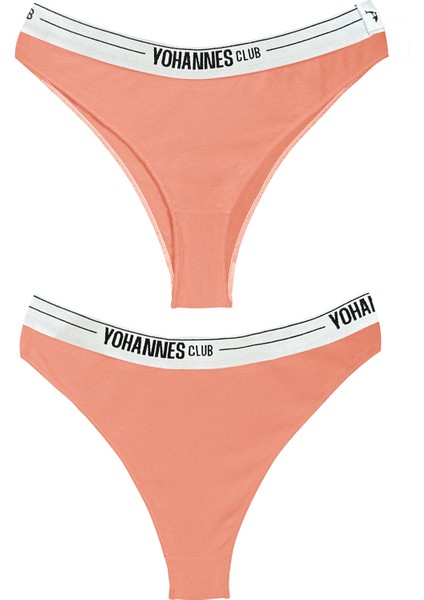 Yohannesclub, Kadın, Iç Çamaşırı Takımı, (Bralet-Brazilian), Somon