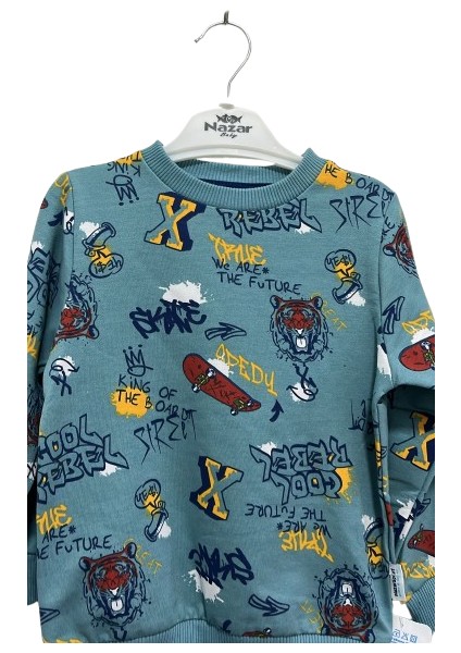 Kaplan Desenli 2'li Erkek Çocuk Takım 24158 fiyatları