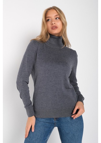 Kadın Ink %100 Organik Pamuk Balıkçı Yaka Triko Kazak TRIST-6103 fiyatları