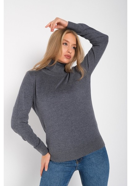 Kadın Ink %100 Organik Pamuk Balıkçı Yaka Triko Kazak TRIST-6103 modelleri