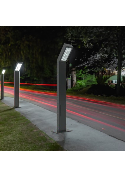 Özel Reflektörlü Bollard Aydınlatma Antrasit BL103