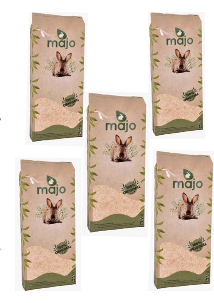Tavşan Hamster Ginepig ve Kemirgen Tozsuz Çam Talaşı 5 Adet 15LT Sıkıştırılmış Paket