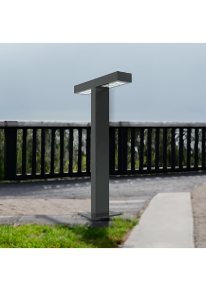 Özel Reflektörlü Bollard Aydınlatma Antrasit BL102