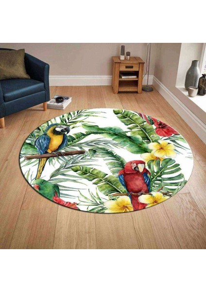3D Baskılı Yuvarlak Halı