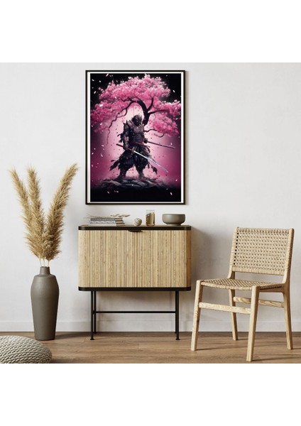 Samuray War In Autumn 60X87 8684660336703 Pvc Çerçevesiz Tablo