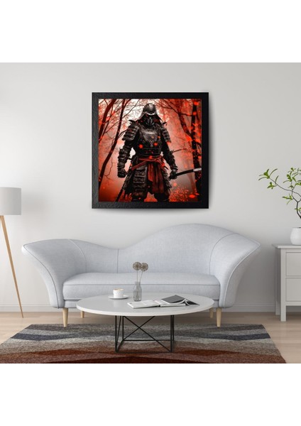 Samuray Ambush 60X60 8684660336567 Pvc Çerçevesiz Tablo