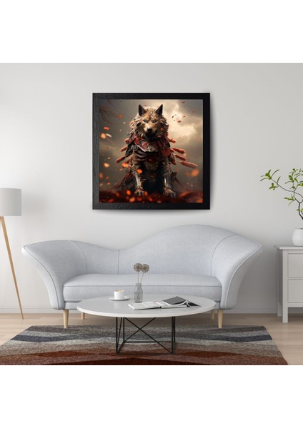 Hard Wolf 60X60 8684660336437 Pvc Çerçevesiz Tablo