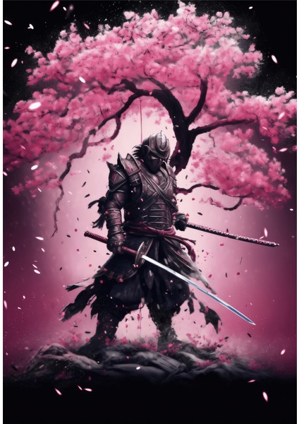 Samuray War In Autumn 60X87 8684660336703 Pvc Çerçevesiz Tablo fiyatları