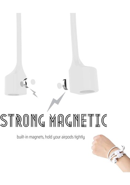 Airpods Uyumlu Boyun Askısı Mıknatıslı Silikon Kulaklık Kaybolması Önleyici modelleri