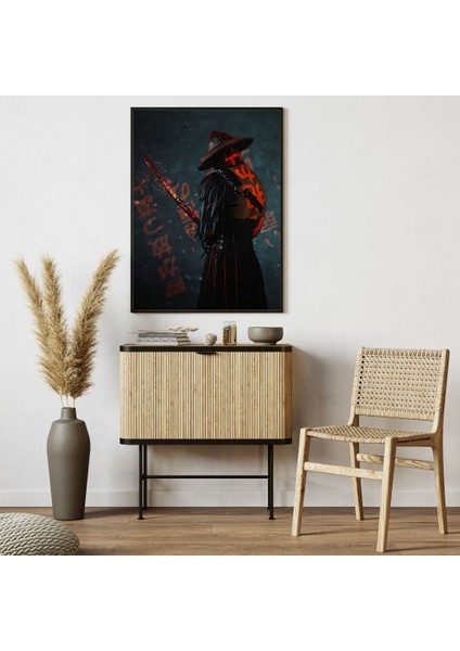 Samuray Noble Warrıor 60X85 8684660336680 Pvc Çerçevesiz Tablo