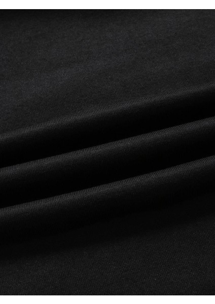 3D Ladder In The Sky Siyah Kapşonlu Sweatshirt modelleri