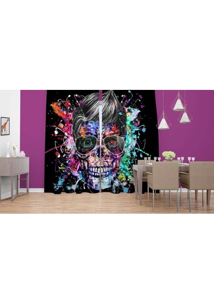 3D Baskılı Fon Perde 421