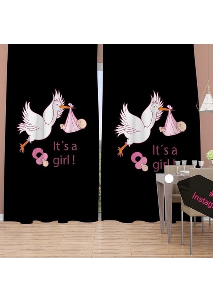 3D Baskılı Fon Perde 341