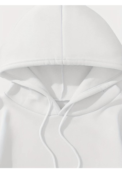 F.A.T.A.L Baskılı Beyaz Kapşonlu Sweatshirt fırsatları