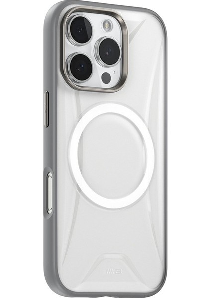 iPhone 16 Pro Max Ape Legend Serisi Magsafe Uyumlu Gri Anti-Drop Telefon Kılıfı