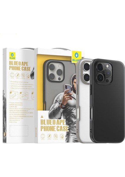 iPhone 16 Pro Max Ape Serisi Gri Telefon Kılıfı